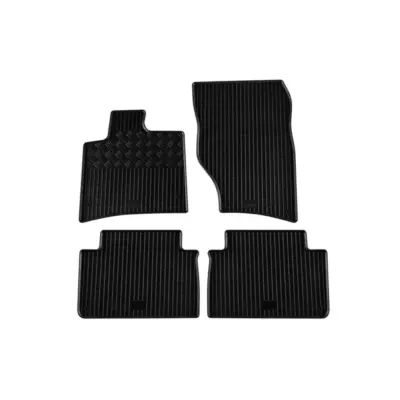 Tappetini Gomma Specifici 4 Pezzi Neri per Audi Q7 2006-2015