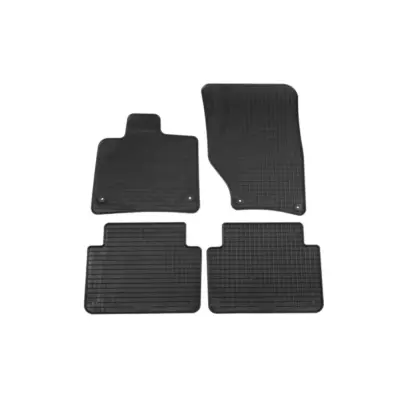 Tappetini Gomma Specifici 4 Pezzi Neri per Audi Q7 2006-2015