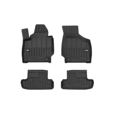 Tappetini Gomma Specifici 4 Pezzi Neri per Audi Tt 2006-2014