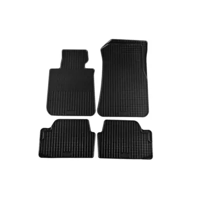 Tappetini Gomma Specifici 4 Pezzi Neri per BMW Serie 1 E81 2004-2010