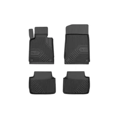 Tappetini Gomma Specifici 4 Pezzi Neri per BMW Serie 3 E46 1998-2005
