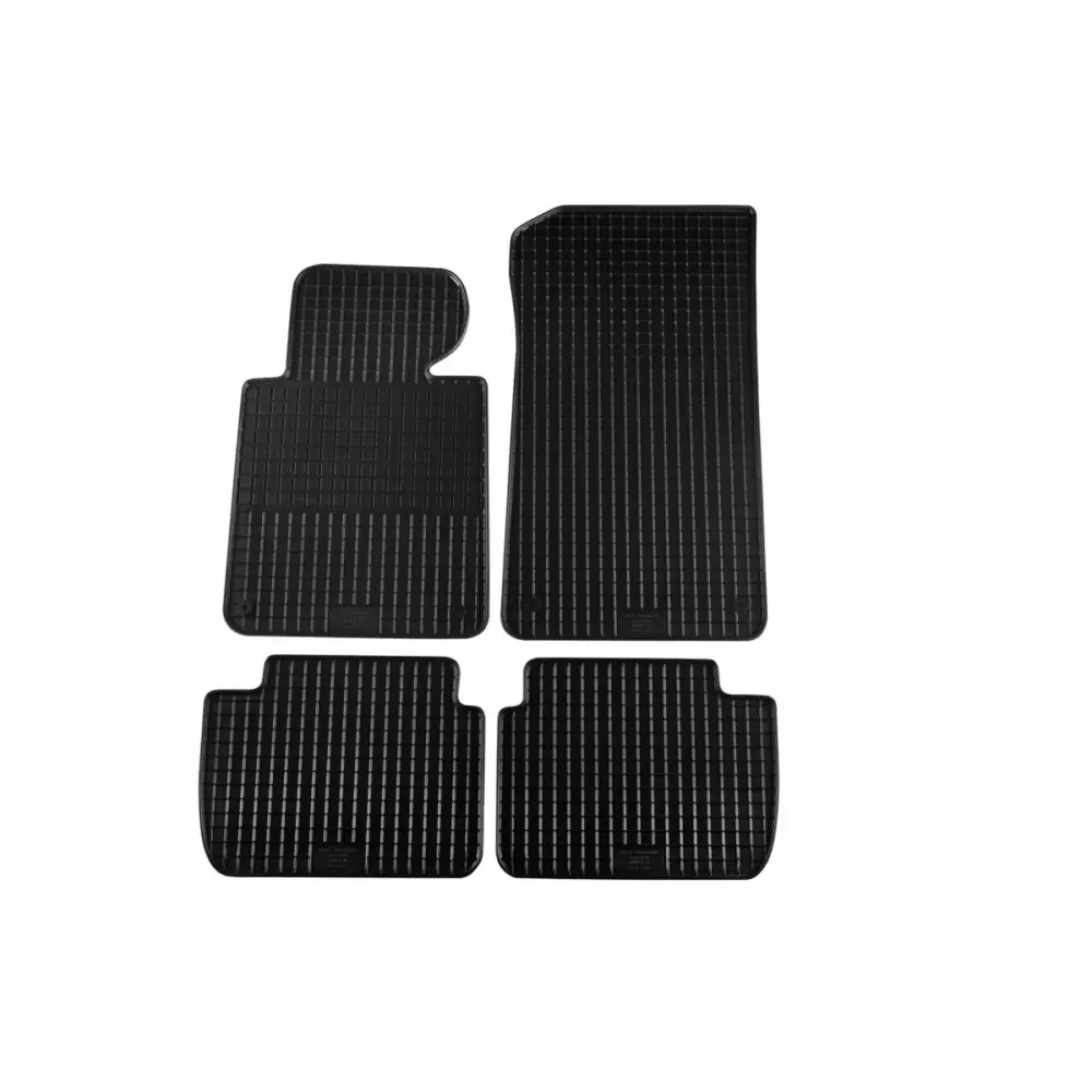 Tappetini Gomma Specifici 4 Pezzi Neri per BMW Serie 3 E46 1998-2005