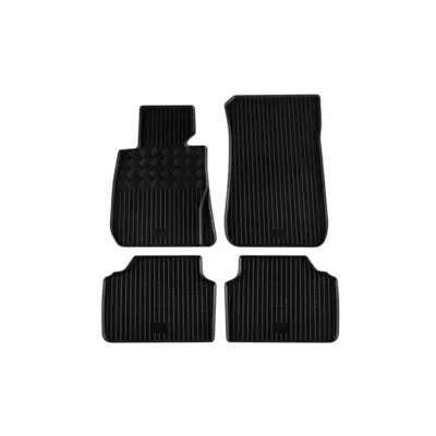 Tappetini Gomma Specifici 4 Pezzi Neri per BMW Serie 3 E90 2005-2011 Xdrive