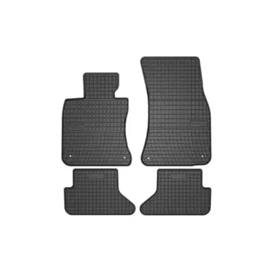 Tappetini Gomma Specifici 4 Pezzi Neri per BMW Serie 6 E64 2003-2010