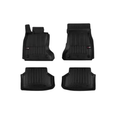 Tappetini Gomma Specifici 4 Pezzi Neri per BMW Serie 7 F01 2008-2015