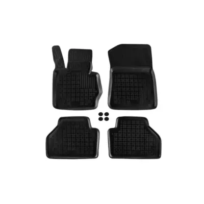 Tappetini Gomma Specifici 4 Pezzi Neri per BMW X3 F25 2010-2017