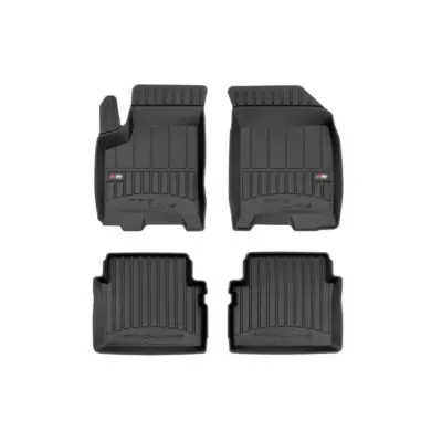 Tappetini Gomma Specifici 4 Pezzi Neri per Chevrolet Aveo Ii 2007-2011