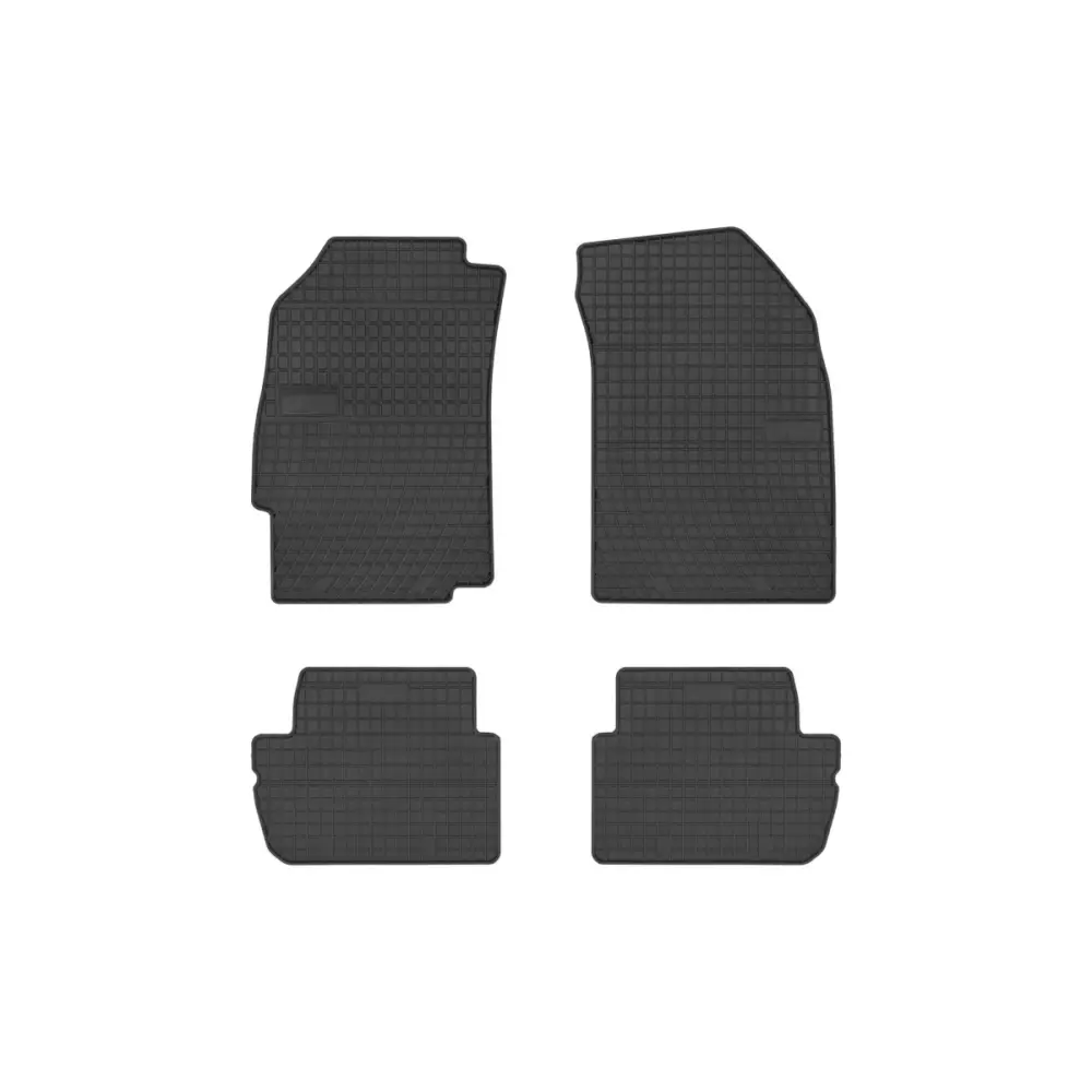 Tappetini Gomma Specifici 4 Pezzi Neri per Chevrolet Spark M300 2009-2015
