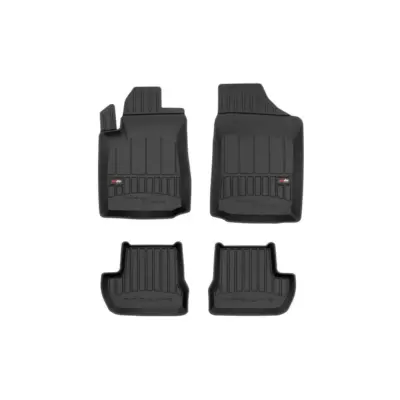 Tappetini Gomma Specifici 4 Pezzi Neri per Citroën C2 2003-2009