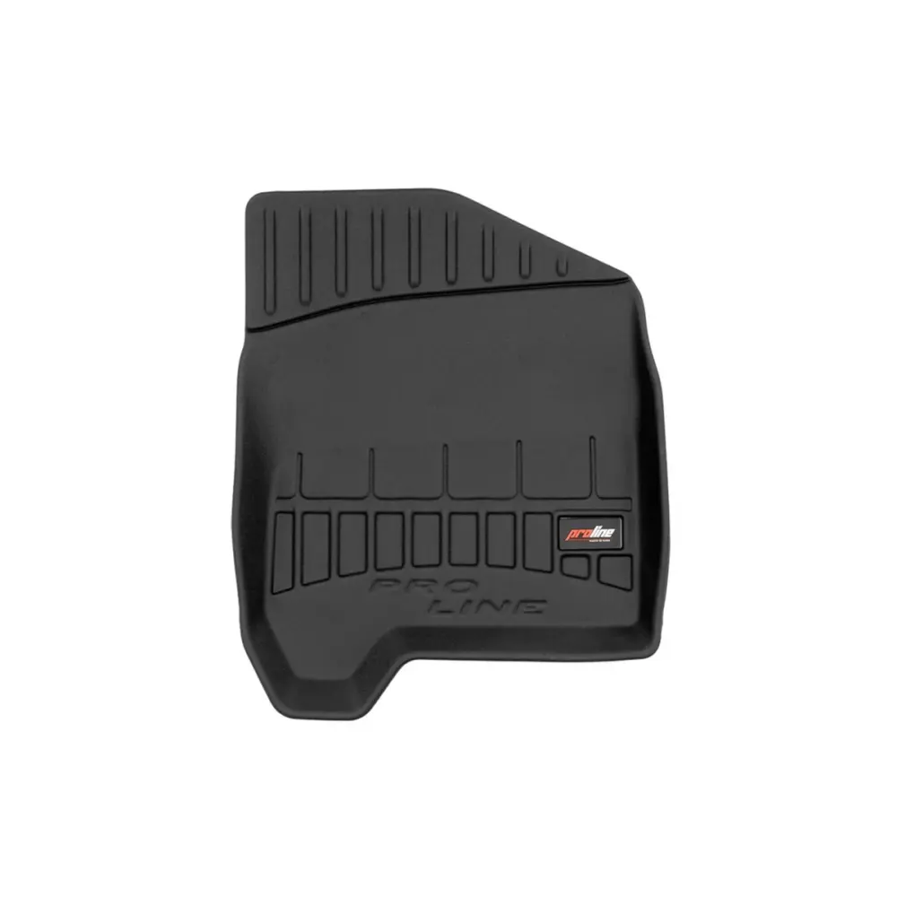 Tappetini Gomma Specifici 4 Pezzi Neri per Citroën C3 Picasso I 2008-2017