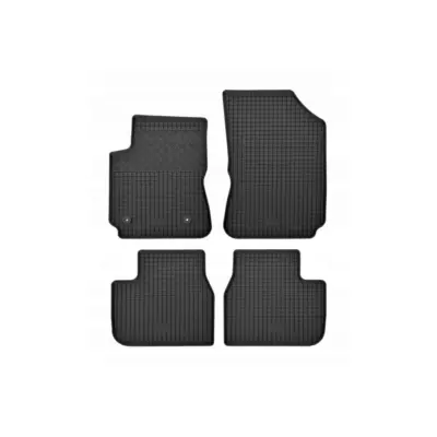 Tappetini Gomma Specifici 4 Pezzi Neri per Citroën C4 Cactus dal 2014