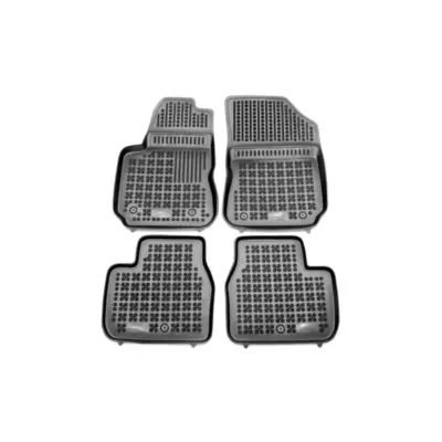 Tappetini Gomma Specifici 4 Pezzi Neri per Citroën C4 Cactus dal 2014
