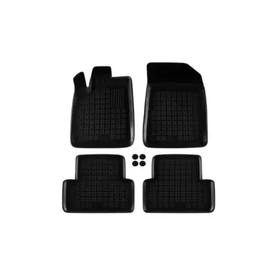 Tappetini Gomma Specifici 4 Pezzi Neri per Citroën C5 2001-2008