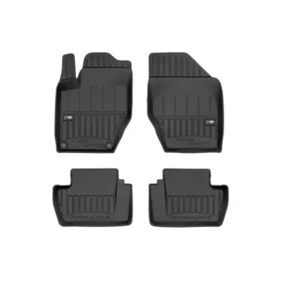 Tappetini Gomma Specifici 4 Pezzi Neri per Citroën DS4 2011-2015