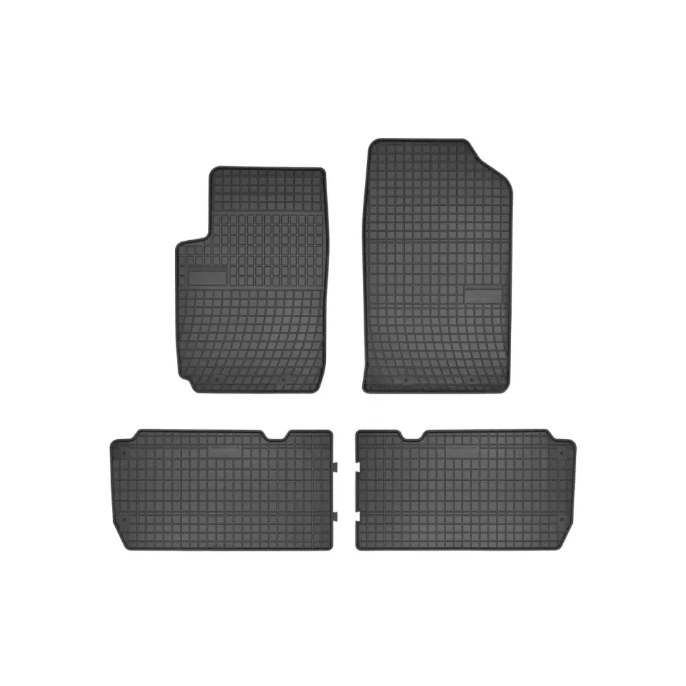 Tappetini Gomma Specifici 4 Pezzi Neri per Citroën Xsara Picasso 1997-2004