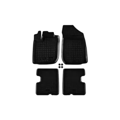 Tappetini Gomma Specifici 4 Pezzi Neri per Dacia Duster 2013-2018