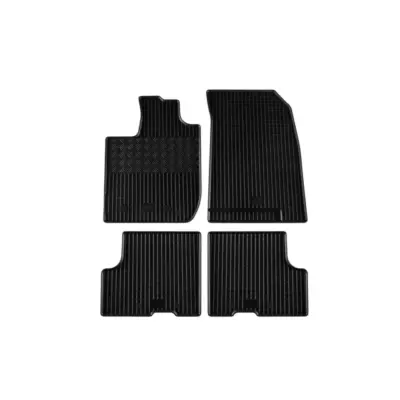 Tappetini Gomma Specifici 4 Pezzi Neri per Dacia Duster dal 2018