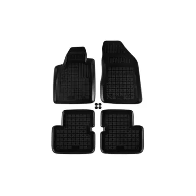 Tappetini Gomma Specifici 4 Pezzi Neri per Fiat Bravo 2007-2014