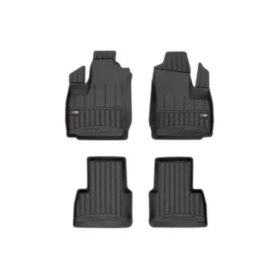 Tappetini Gomma Specifici 4 Pezzi Neri per Fiat Doblo 2000-2010