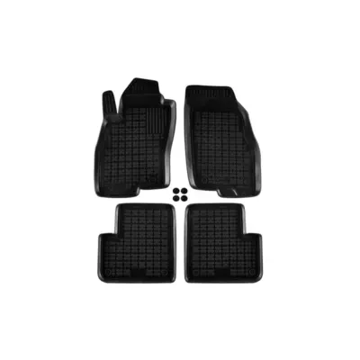 Tappetini Gomma Specifici 4 Pezzi Neri per Fiat Grande Punto 2005-2009