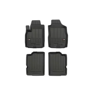 Tappetini Gomma Specifici 4 Pezzi Neri per Fiat Panda Ii 2003-2012