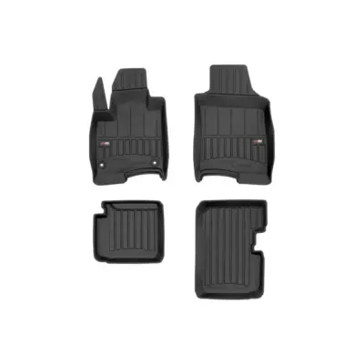 Tappetini Gomma Specifici 4 Pezzi Neri per Fiat Panda Iii Hybrid dal 2020