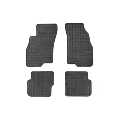 Tappetini Gomma Specifici 4 Pezzi Neri per Fiat Punto 2012-2018 Punto Evo