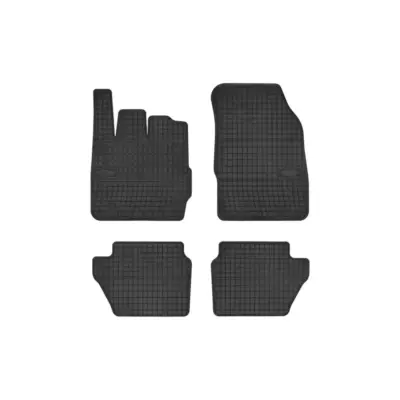 Tappetini Gomma Specifici 4 Pezzi Neri per Ford Fiesta 2008-2017