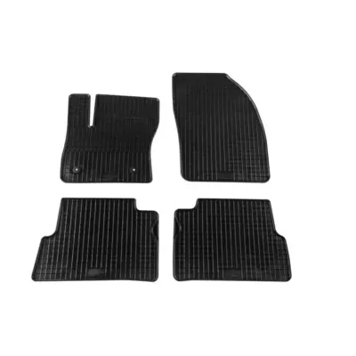 Tappetini Gomma Specifici 4 Pezzi Neri per Ford Focus C-max 2003-2012 Grand