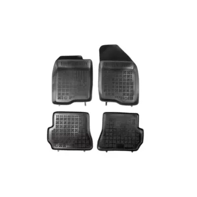 Tappetini Gomma Specifici 4 Pezzi Neri per Ford Fusion 2002-2005