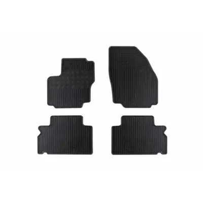 Tappetini Gomma Specifici 4 Pezzi Neri per Ford Galaxy dal 2007 5 Posti