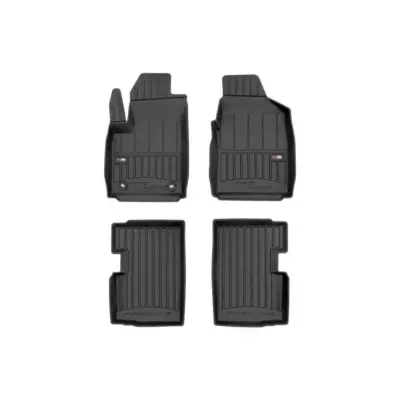 Tappetini Gomma Specifici 4 Pezzi Neri per Ford Ka 2008-2016