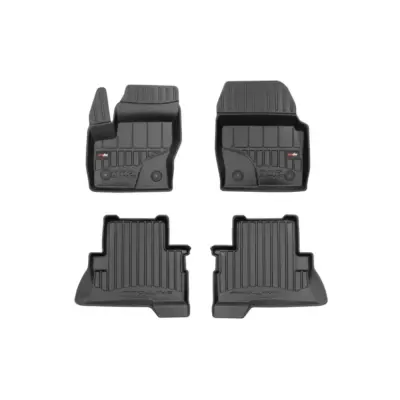 Tappetini Gomma Specifici 4 Pezzi Neri per Ford Kuga 2013-2019
