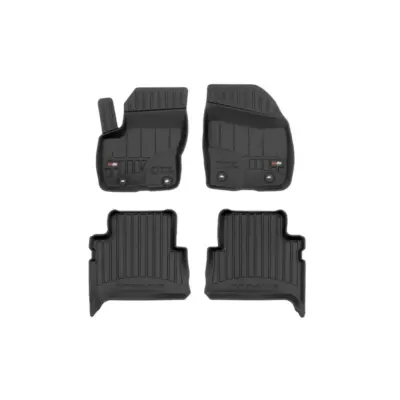Tappetini Gomma Specifici 4 Pezzi Neri per Ford Kuga I 2008-2013