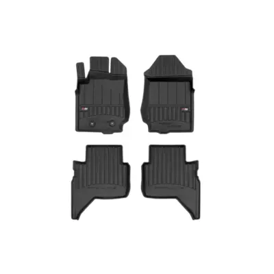 Tappetini Gomma Specifici 4 Pezzi Neri per Ford Ranger 4 dal 2018