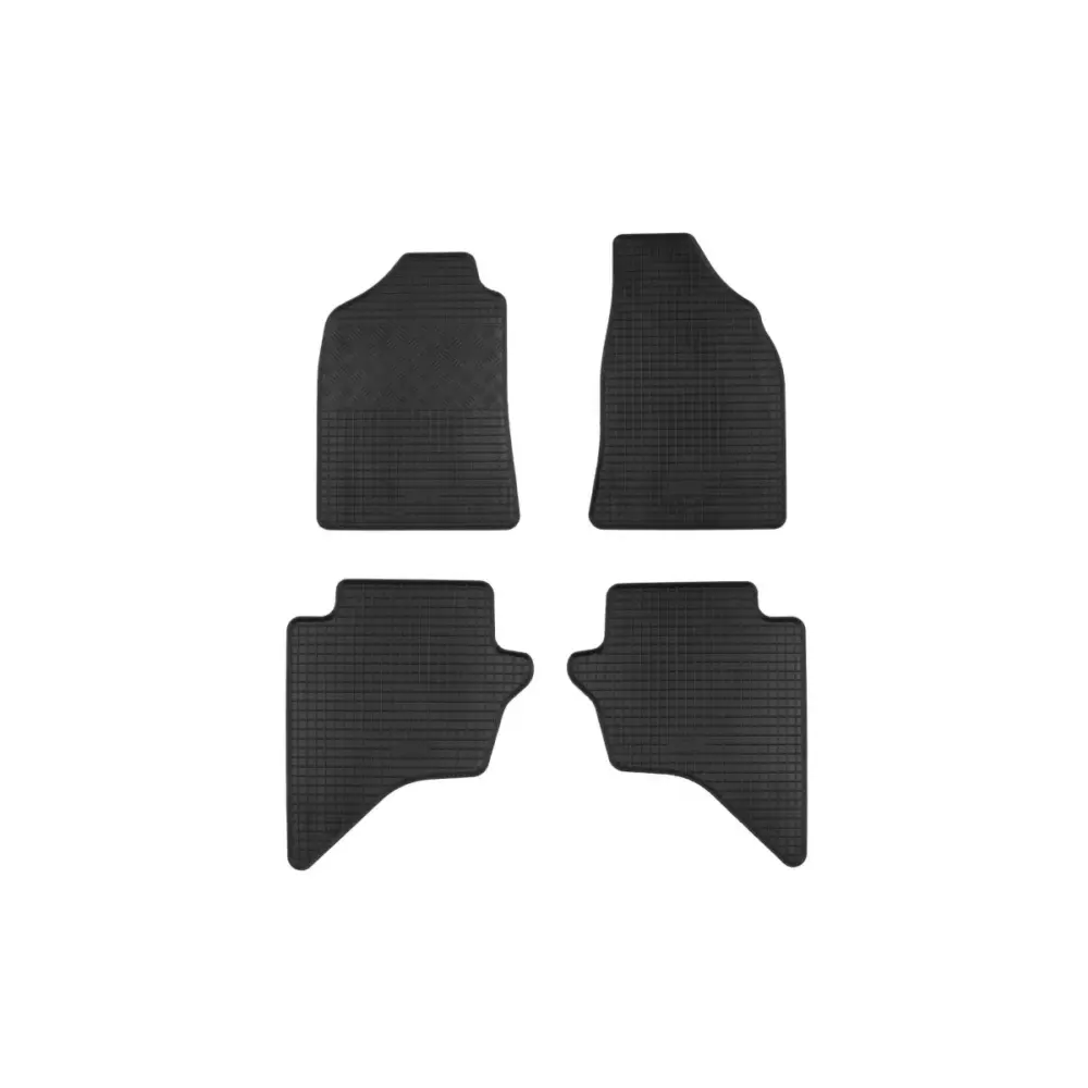 Tappetini Gomma Specifici 4 Pezzi Neri per Ford Ranger dal 2007