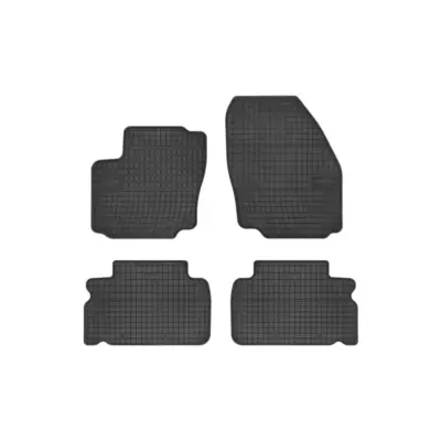 Tappetini Gomma Specifici 4 Pezzi Neri per Ford S-max 2006-2010