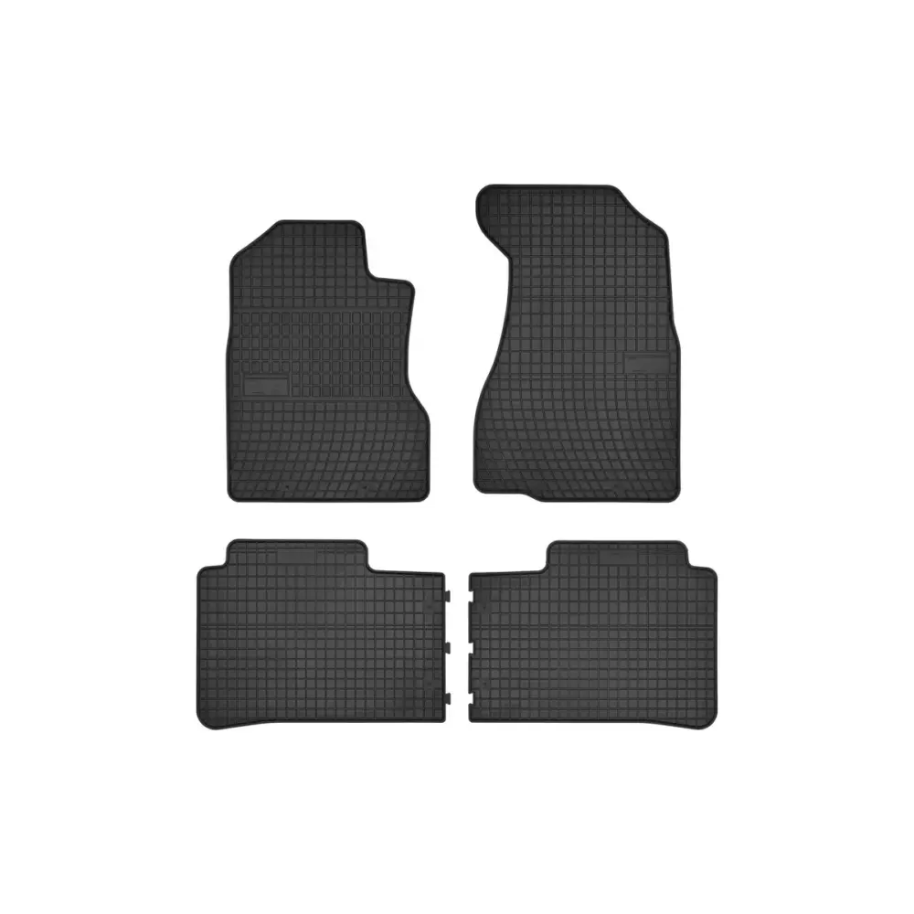 Tappetini Gomma Specifici 4 Pezzi Neri per Honda Cr-v 2002-2006