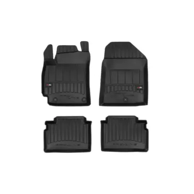 Tappetini Gomma Specifici 4 Pezzi Neri per Hyundai Elantra V 2010-2016