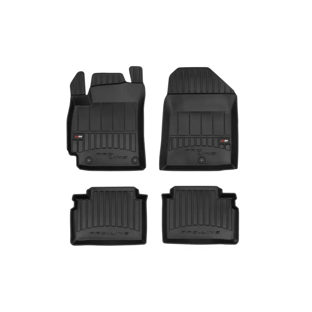Tappetini Gomma Specifici 4 Pezzi Neri per Hyundai Elantra V 2010-2016