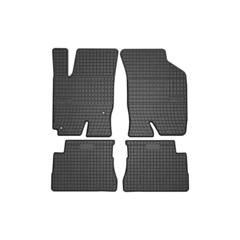 Tappetini Gomma Specifici 4 Pezzi Neri per Hyundai Getz 2002-2011