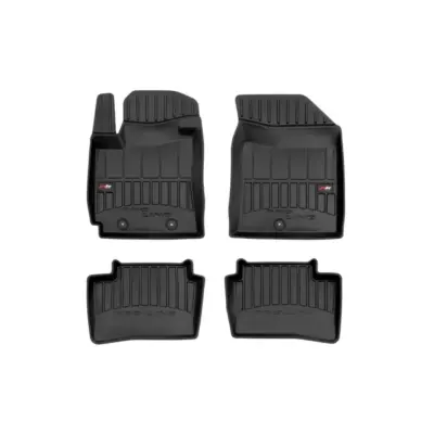 Tappetini Gomma Specifici 4 Pezzi Neri per Hyundai I10 2013-2019