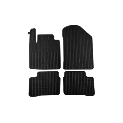 Tappetini Gomma Specifici 4 Pezzi Neri per Hyundai I10 2013-2019