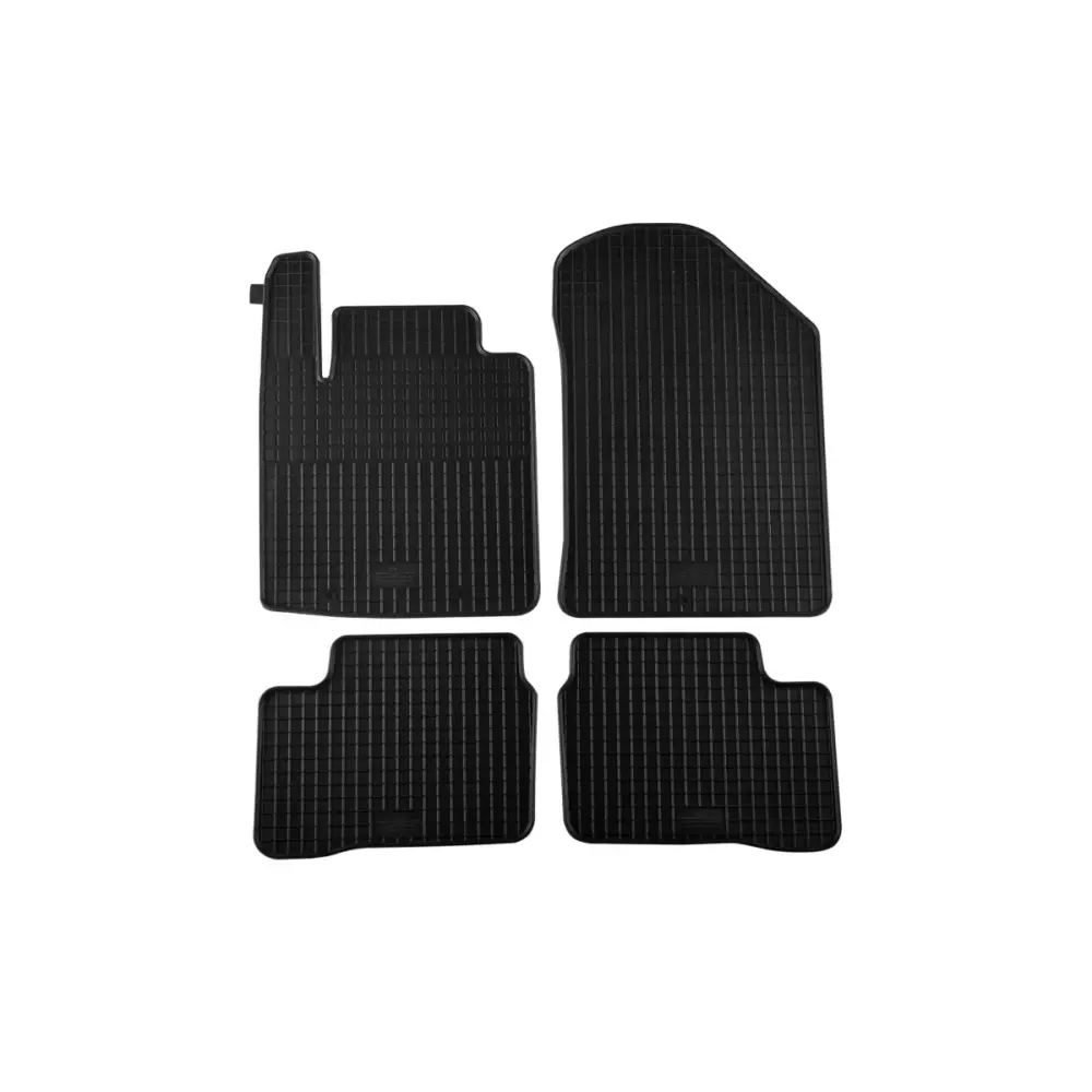Tappetini Gomma Specifici 4 Pezzi Neri per Hyundai I10 2013-2019