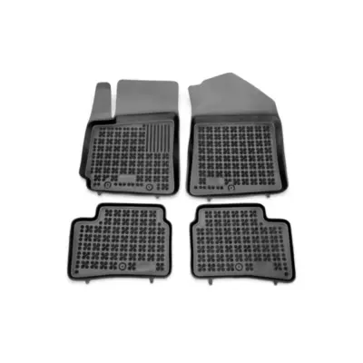 Tappetini Gomma Specifici 4 Pezzi Neri per Hyundai I10 2013-2019