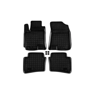 Tappetini Gomma Specifici 4 Pezzi Neri per Hyundai I20 2014-2020