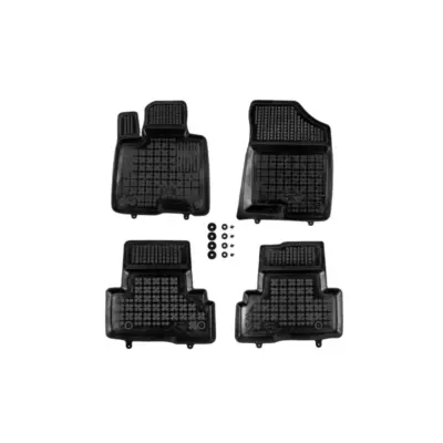 Tappetini Gomma Specifici 4 Pezzi Neri per Hyundai Tucson Iv Hev dal 2020
