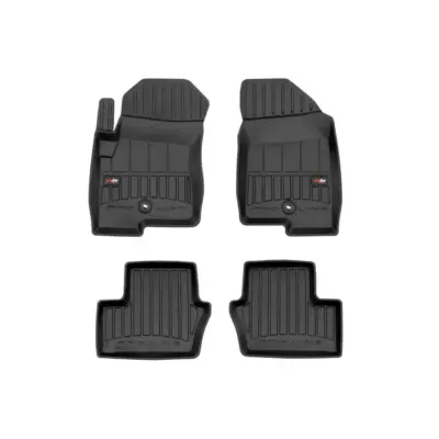 Tappetini Gomma Specifici 4 Pezzi Neri per Jeep Compass I 2006-2016