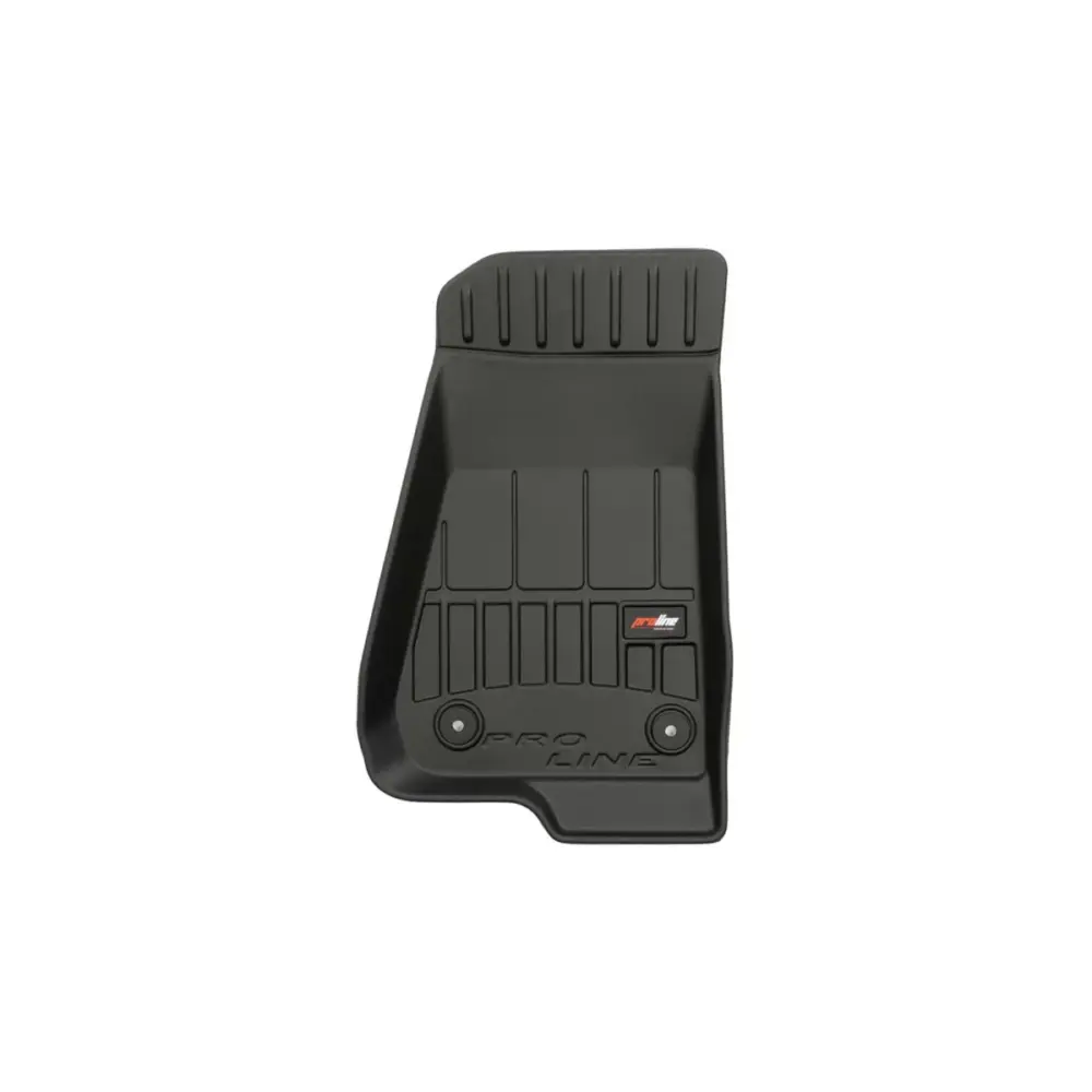 Tappetini Gomma Specifici 4 Pezzi Neri per Jeep Wrangler Jl 4 Porte dal 2017