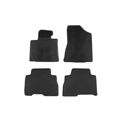 Tappetini Gomma Specifici 4 Pezzi Neri per Kia Sorento dal 2013 5 Posti